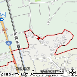 和歌山県御坊市荊木181-1周辺の地図