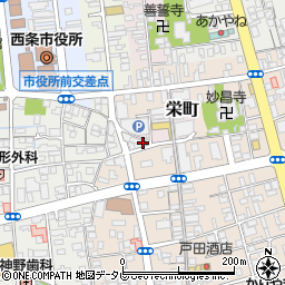 愛媛県西条市神拝甲618-2周辺の地図