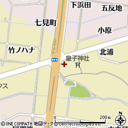 徳島県阿南市日開野町王子山周辺の地図