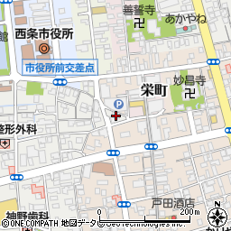 愛媛県西条市神拝甲618-1周辺の地図