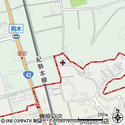 和歌山県御坊市荊木145-3周辺の地図