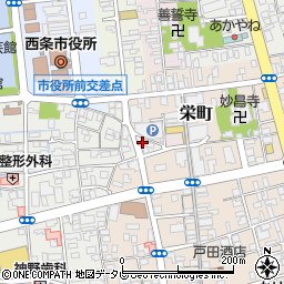 愛媛県西条市神拝甲618-3周辺の地図