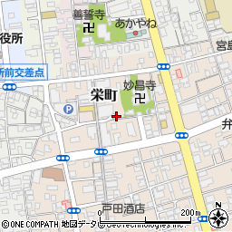 ひょっとこ料理店周辺の地図