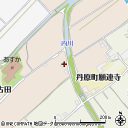 愛媛県西条市丹原町古田195-4周辺の地図