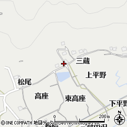 徳島県阿南市長生町常泉寺周辺の地図