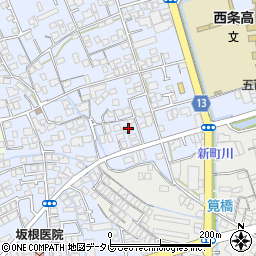 愛媛県西条市明屋敷292周辺の地図