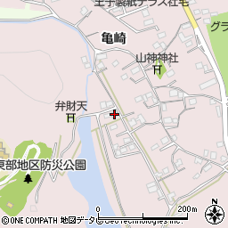 徳島県阿南市畭町亀崎29-4周辺の地図