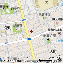 伊予銀行西条支店周辺の地図