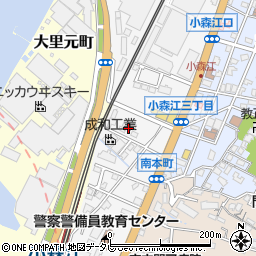 小森江斎場周辺の地図