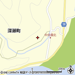 徳島県阿南市深瀬町（岡崎）周辺の地図