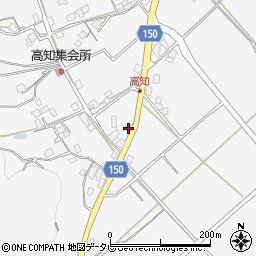 愛媛県西条市丹原町高知665-1周辺の地図