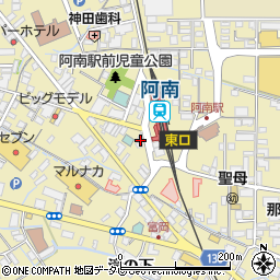 橘タクシー阿南駅前営業所周辺の地図