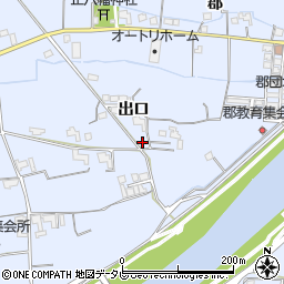 徳島県阿南市宝田町出口周辺の地図