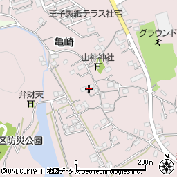 徳島県阿南市畭町亀崎27周辺の地図