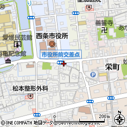 愛媛県西条市明屋敷57周辺の地図