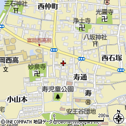 徳島県阿南市富岡町小山9周辺の地図