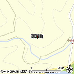 徳島県阿南市深瀬町周辺の地図