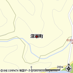 徳島県阿南市深瀬町周辺の地図