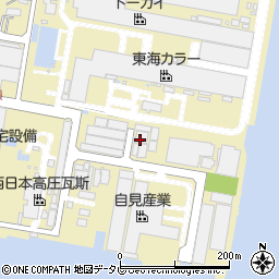 永岡鋼業　北九州工場周辺の地図