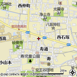 徳島県阿南市富岡町小山6周辺の地図