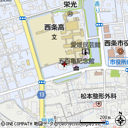 愛媛県西条市明屋敷238周辺の地図