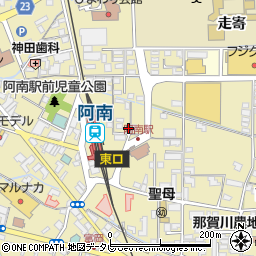 徳島県阿南市富岡町今福寺周辺の地図