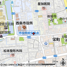愛媛県西条市明屋敷59周辺の地図