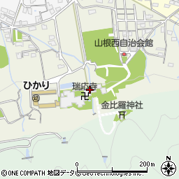 瑞応寺周辺の地図