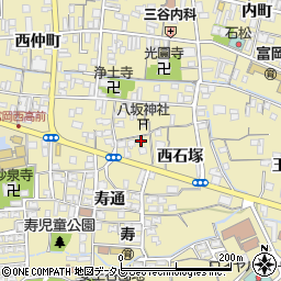徳島県阿南市富岡町西石塚34周辺の地図