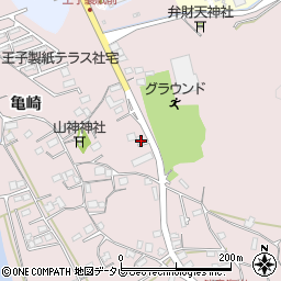 徳島県阿南市畭町三田周辺の地図