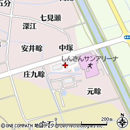 富岡浄化センター周辺の地図