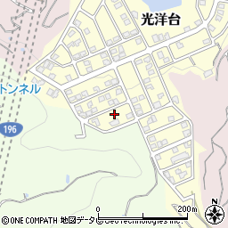 愛媛県松山市光洋台5-37周辺の地図