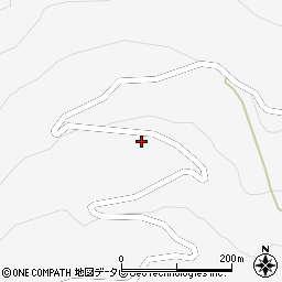 徳島県美馬市木屋平森遠558周辺の地図