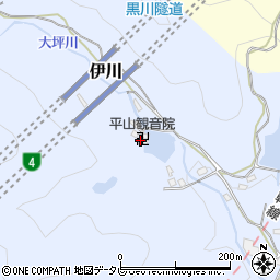 平山観音院周辺の地図