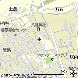 徳島県阿南市領家町長田476周辺の地図