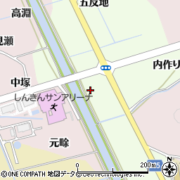 徳島県阿南市西路見町（外畭）周辺の地図