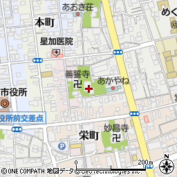 宝蓮寺周辺の地図