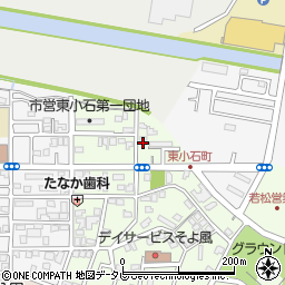 福岡県北九州市若松区東小石町10-16周辺の地図