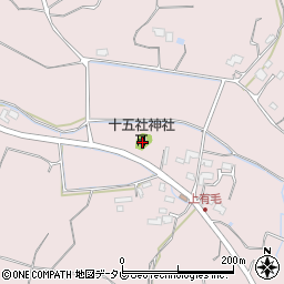 十五社神社周辺の地図