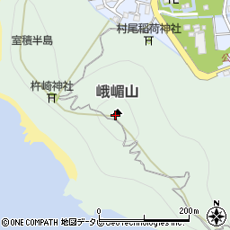 峨嵋山周辺の地図