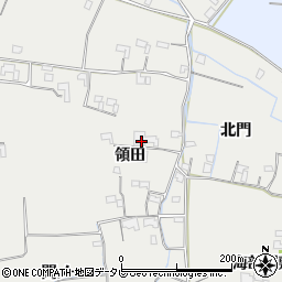 徳島県阿南市長生町領田周辺の地図