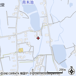 愛媛県新居浜市萩生周辺の地図