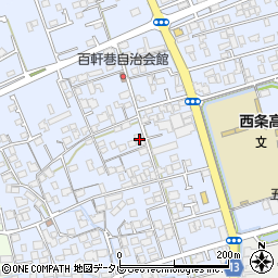 愛媛県西条市明屋敷364周辺の地図