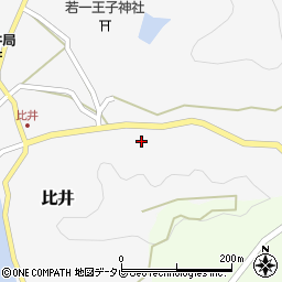 和歌山県日高郡日高町比井周辺の地図
