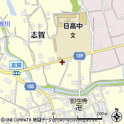 和歌山県日高郡日高町志賀26周辺の地図