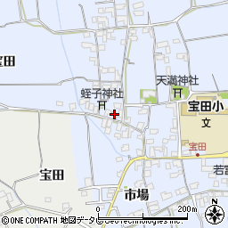 徳島県阿南市宝田町梅の本517-1周辺の地図