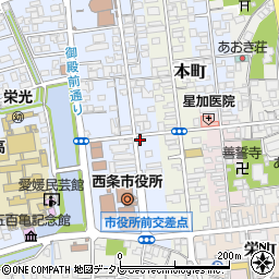 愛媛県西条市明屋敷65周辺の地図