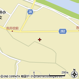 徳島県阿南市吉井町柳谷周辺の地図