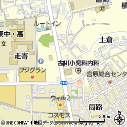 メガネの池田阿南店周辺の地図