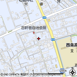 愛媛県西条市明屋敷424周辺の地図